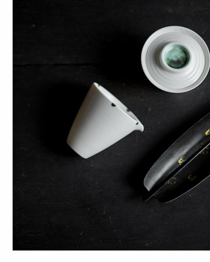 Minimalist-Porcelain-Lard-White-Jade-Dot-Rim-150ml-Fair-Cup-Gong-Dao-Bei4 Minimalist Porcelain Lard White Jade Dot Rim 150ml Fair Cup Gong Dao Bei