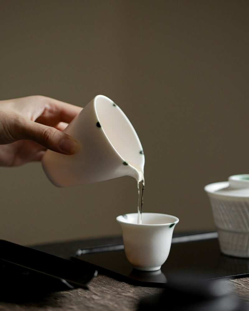 Minimalist-Porcelain-Lard-White-Jade-Dot-Rim-150ml-Fair-Cup-Gong-Dao-Bei9 Minimalist Porcelain Lard White Jade Dot Rim 150ml Fair Cup Gong Dao Bei
