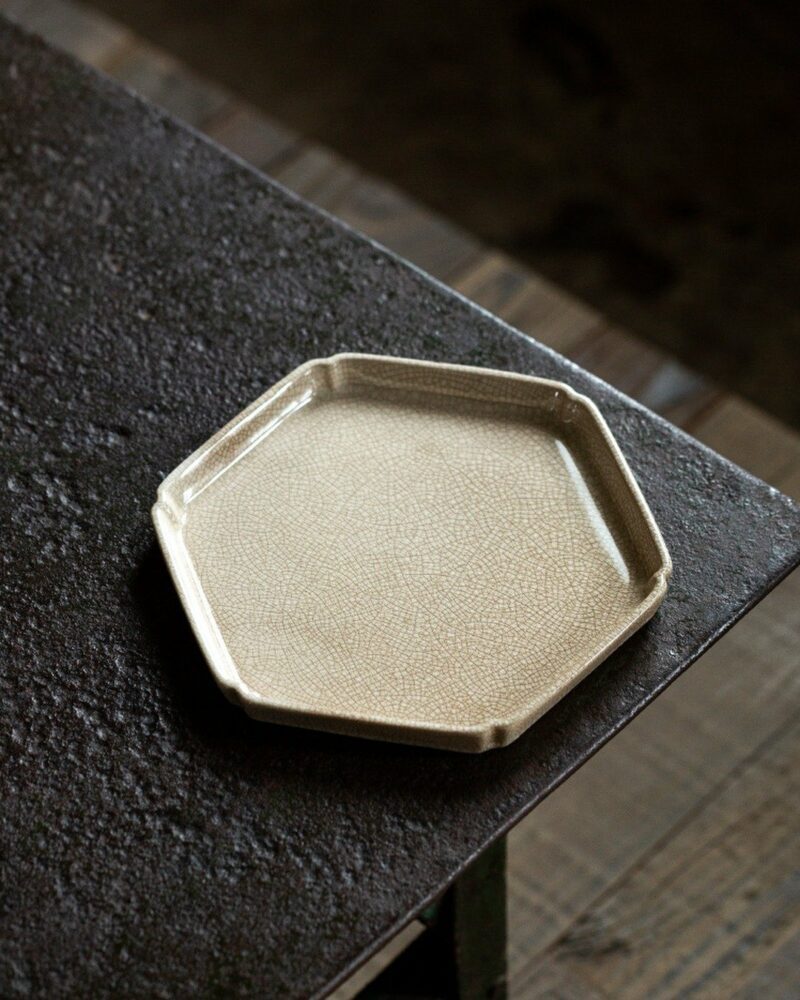 Vintage-Style-Traditional-Porcelain-Crackle-Glaze-Zhangzhou-Kiln-Chinese-Tea-Tray1 Vintage Style Traditional Porcelain Crackle Glaze Zhangzhou Kiln Chinese Tea Tray