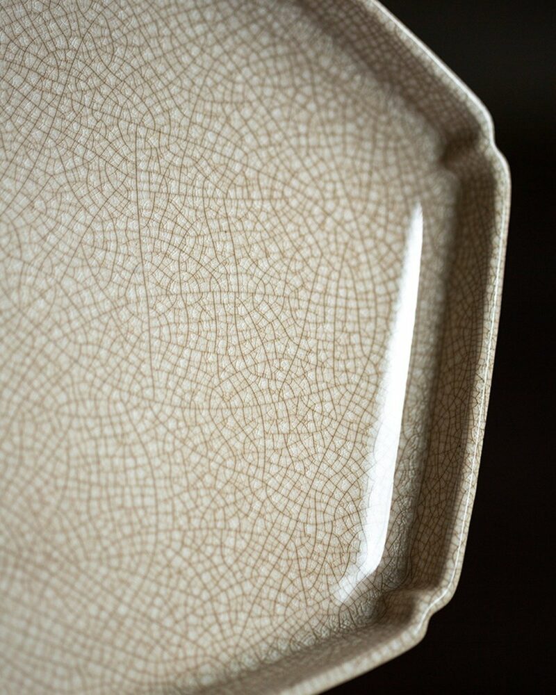 Vintage-Style-Traditional-Porcelain-Crackle-Glaze-Zhangzhou-Kiln-Chinese-Tea-Tray7 Vintage Style Traditional Porcelain Crackle Glaze Zhangzhou Kiln Chinese Tea Tray