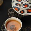 Hand-painted Qinghua Iron-red Porcelain Leopard Mini Rong Tian 65ml Chinese Teapot