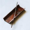 Handmade Chinese Style Wood Mountain Sequence Sandalwood ChaZe With Tea Needle