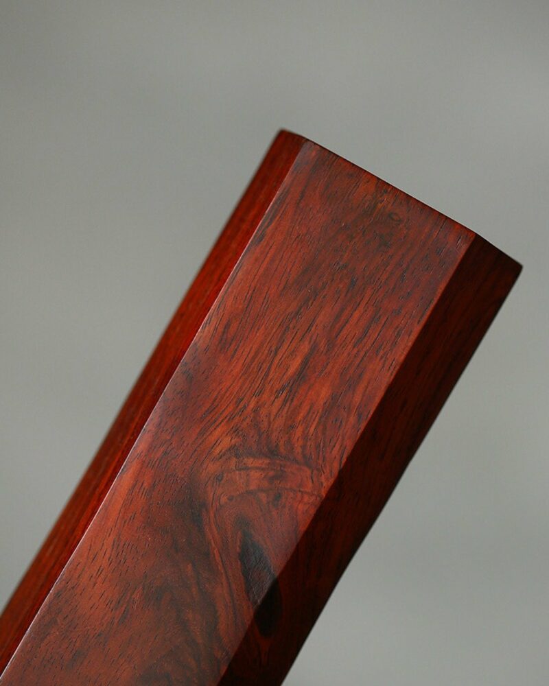 Handmade Chinese Style Wood Mountain Sequence Sandalwood ChaZe With Tea Needle