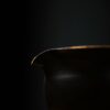 Handmade Clay Black Glaze Gold Brushed 100ml Fair Cup Gong Dao Bei