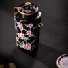 Handmade-Hand-painted-Porcelain-Peach-Blossom-Black-and-Gold-Tea-Set-Chinese-Tea-Set3 Handmade Hand-painted Porcelain Peach Blossom Black and Gold Tea Set Chinese Tea Set