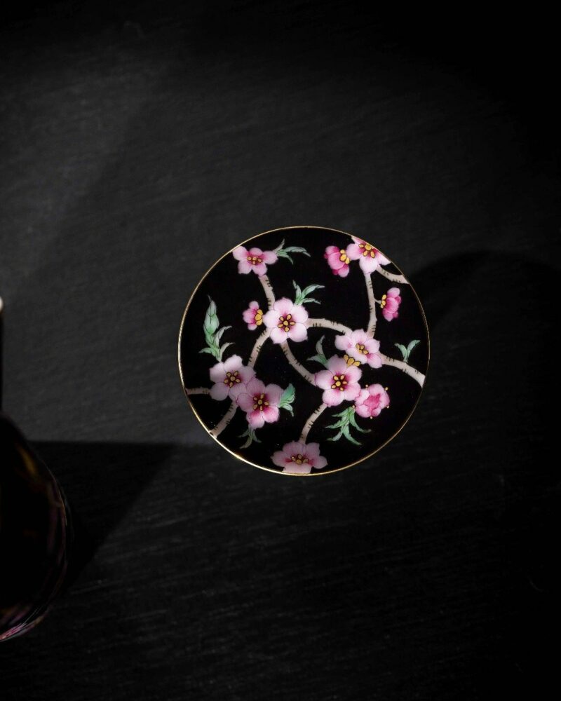 Handmade-Hand-painted-Porcelain-Peach-Blossom-Black-and-Gold-Tea-Set-Chinese-Tea-Set5 Handmade Hand-painted Porcelain Peach Blossom Black and Gold Tea Set Chinese Tea Set
