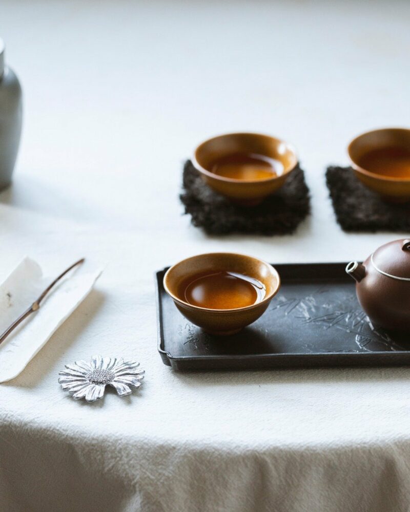Handmade Kiln Transmutation Aesthetic Porcelain Longquan Tea Dust Glaze Master's Cup 50ml Host Cup
