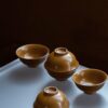 Handmade Kiln Transmutation Aesthetic Porcelain Longquan Tea Dust Glaze Master's Cup 50ml Host Cup