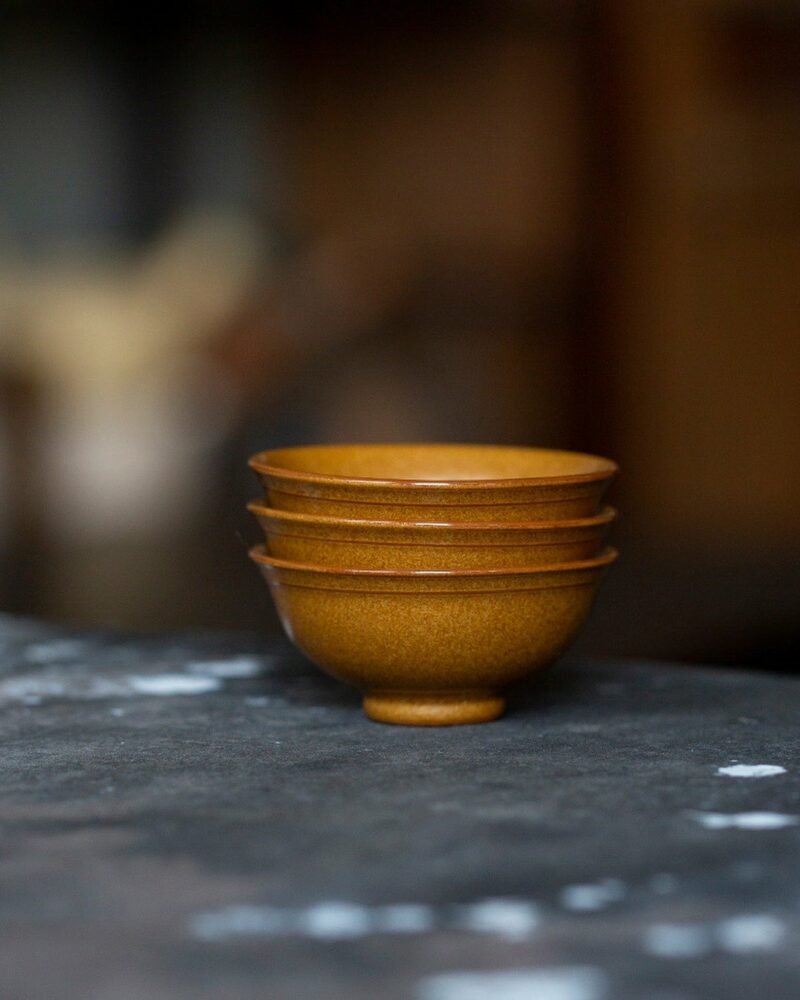 Handmade Kiln Transmutation Aesthetic Porcelain Longquan Tea Dust Glaze Master's Cup 50ml Host Cup