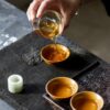 Handmade Kiln Transmutation Aesthetic Porcelain Longquan Tea Dust Glaze Master's Cup 50ml Host Cup