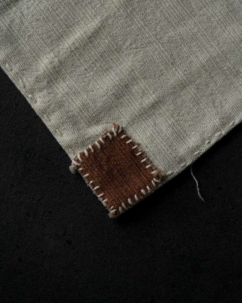 Handmade Vintage Style Cotton Linen Hand-stitched fabric Tea Mat