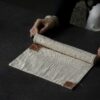 Handmade Vintage Style Cotton Linen Hand-stitched fabric Tea Mat