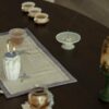 Minimalist Elegant Glass Jade High-foot Incense Holder