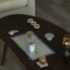 Minimalist Elegant Glass Jade High-foot Incense Holder