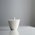 Minimalist Porcelain Apricot White 160ml Gaiwan
