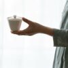 Minimalist Porcelain Apricot White 160ml Gaiwan