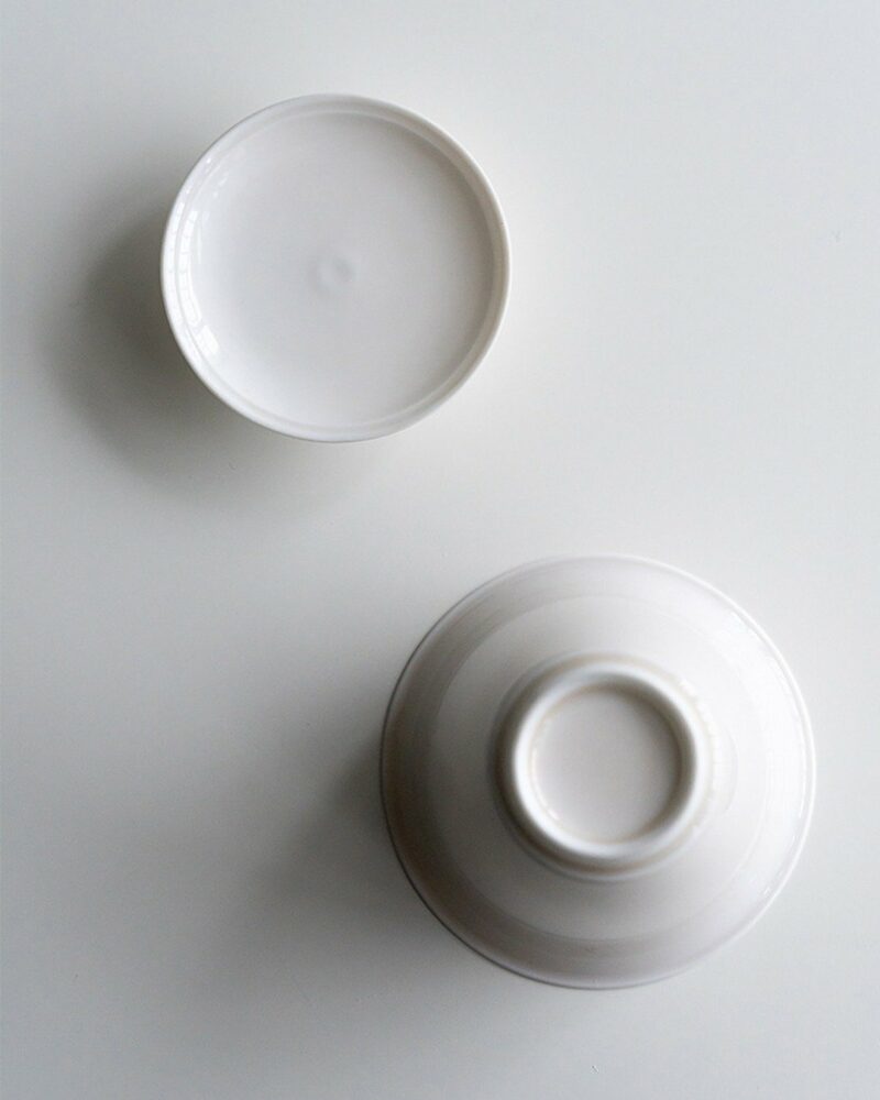 Minimalist Porcelain Apricot White 160ml Gaiwan