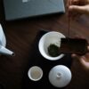 Minimalist Porcelain Apricot White 160ml Gaiwan