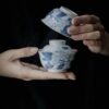 Vintage-Style-Qinghua-Ceramic-Loquat-90ml-Travel-Tea-Set3 Vintage Style Qinghua Ceramic Loquat 90ml Travel Tea Set
