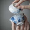 Vintage-Style-Qinghua-Ceramic-Loquat-90ml-Travel-Tea-Set4 Vintage Style Qinghua Ceramic Loquat 90ml Travel Tea Set