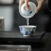 Vintage-Style-Qinghua-Ceramic-Loquat-90ml-Travel-Tea-Set5 Vintage Style Qinghua Ceramic Loquat 90ml Travel Tea Set