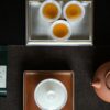 Chinese Style Minimalist Porcelain translucent ice-jade white Ruo Shen Style 35ml Tea Cup Set of 3