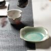 Crackle Glaze Porcelain Hutian Kiln Ice Crazing Petal Tea Boat