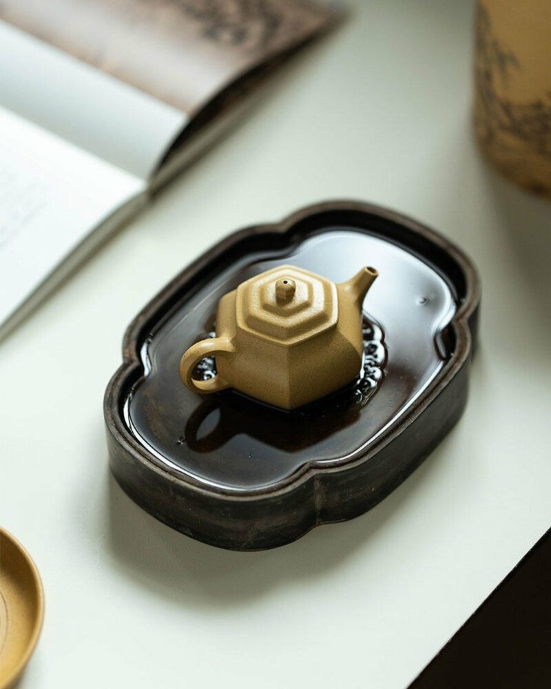 Fully Handmade Ben Shan Lvni Hai Gu 95ml Yixing Teapot