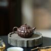 Fully-Handmade-Naturally-Mixed-Zini-Duanni-Clay-Ribbed-Shape-Heling-style-160ml-Yixing-Teapot3 Fully Handmade Naturally Mixed Zini Duanni Clay Ribbed Shape Heling-style 160ml Yixing Teapot