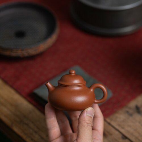 Half-Handmade-Zhuni-Rong-Tian-85ml-Yixing-Teapot1 Half Handmade Zhuni Rong Tian 85ml Yixing Teapot