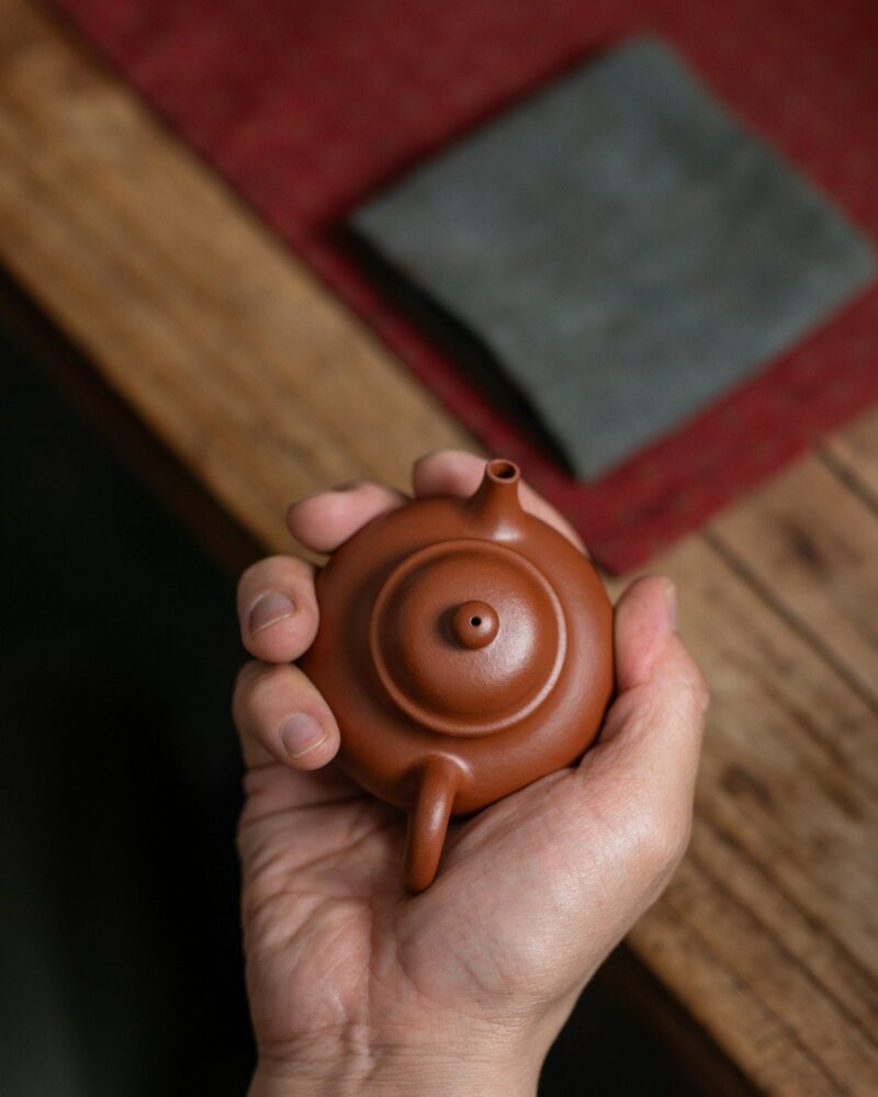 Half Handmade Zhuni Rong Tian 85ml Yixing Teapot