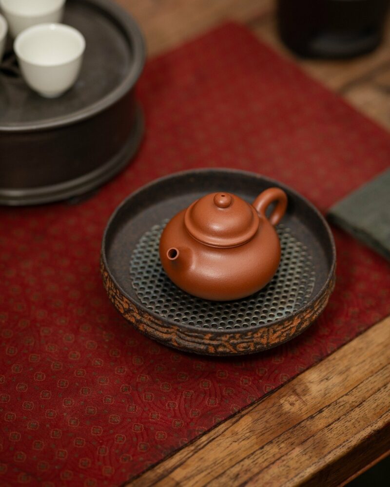 Half Handmade Zhuni Rong Tian 85ml Yixing Teapot