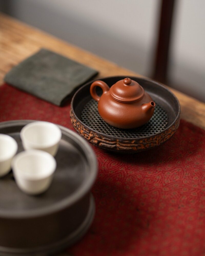 Half Handmade Zhuni Rong Tian 85ml Yixing Teapot