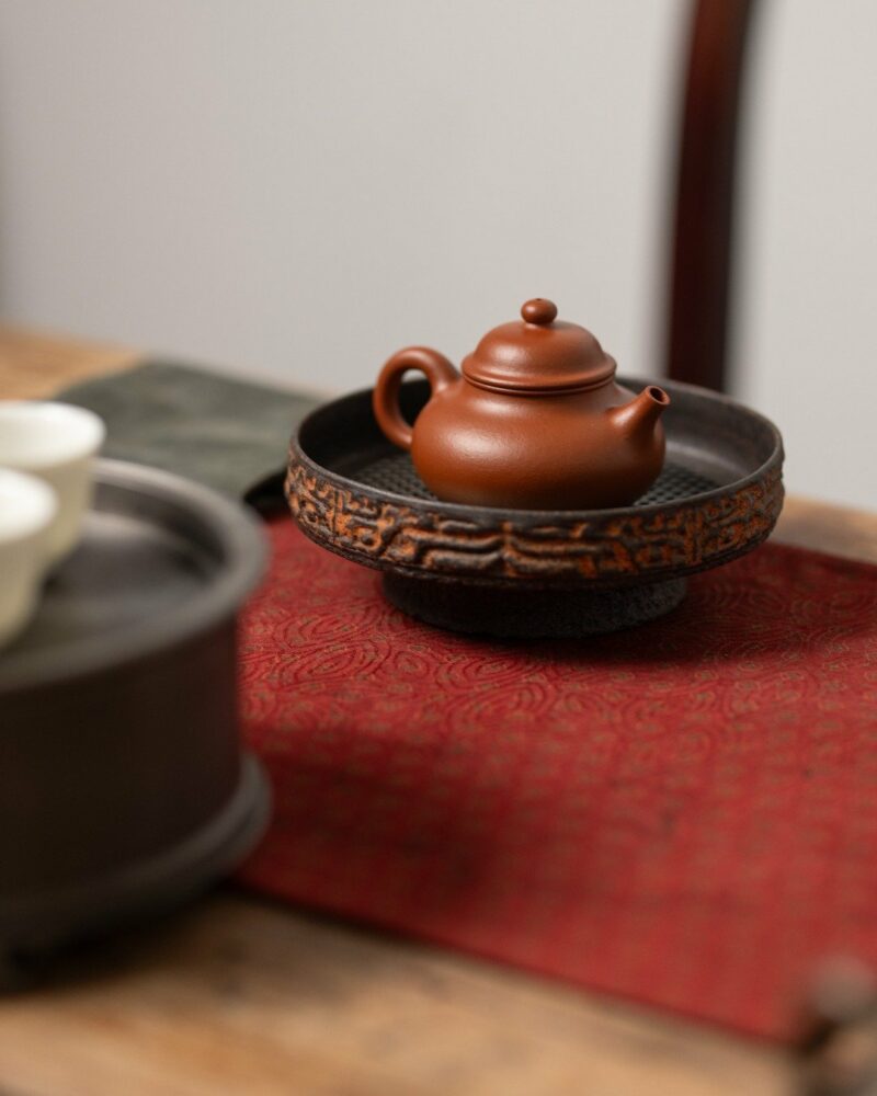 Half Handmade Zhuni Rong Tian 85ml Yixing Teapot