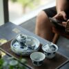 Handmade-Hand-painted-Blue-and-White-Porcelain-cabbage-motif-50ml-1-Gaiwan-1-Cup-Gaiwan-Set2 Handmade Hand-painted Blue and White Porcelain cabbage motif 50ml 1 Gaiwan 1 Cup Gaiwan Set