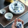 Handmade-Hand-painted-Blue-and-White-Porcelain-cabbage-motif-50ml-1-Gaiwan-1-Cup-Gaiwan-Set9 Handmade Hand-painted Blue and White Porcelain cabbage motif 50ml 1 Gaiwan 1 Cup Gaiwan Set