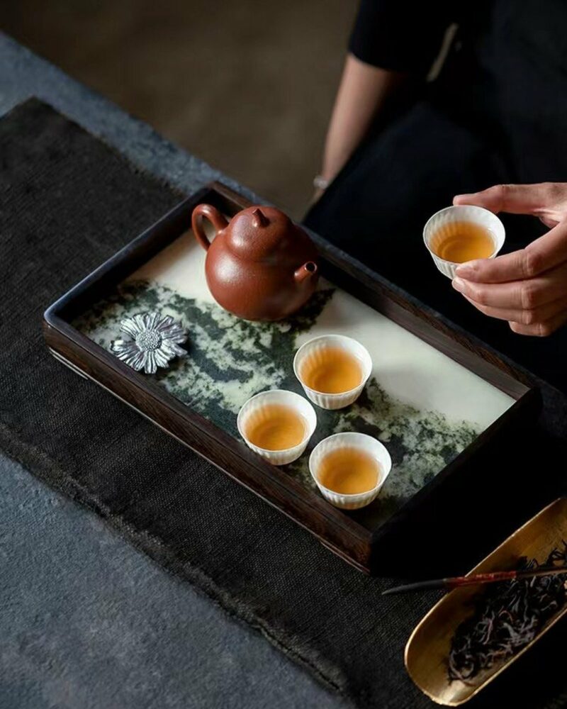 Handmade-Traditional-Wood-Marble-Ink-style-Natural-Landscape-Pattern-Tea-Tray3 Handmade Traditional Wood Marble Ink-style Natural Landscape Pattern Tea Tray