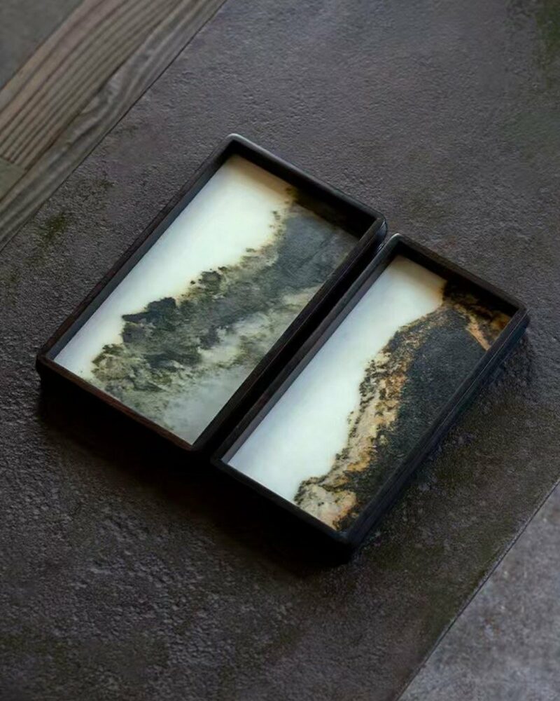 Handmade-Traditional-Wood-Marble-Ink-style-Natural-Landscape-Pattern-Tea-Tray4 Handmade Traditional Wood Marble Ink-style Natural Landscape Pattern Tea Tray