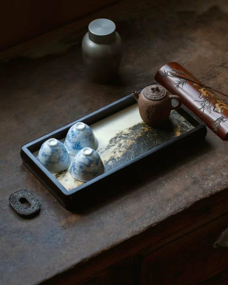 Handmade-Traditional-Wood-Marble-Ink-style-Natural-Landscape-Pattern-Tea-Tray6 Handmade Traditional Wood Marble Ink-style Natural Landscape Pattern Tea Tray