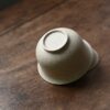 Handmade White Duanni White-thread Zisha Gaiwan with Warm Clay Tone Gaiwan