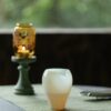 Japanese Style Artistic Glass Icy jade glass eagle-spout 275ml Fair Cup Gong Dao Bei