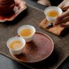 Vintage-Style-Brass-Round-Auspicious-Cloud-Water-Storage-Tea-Tray4 Vintage Style Brass Round Auspicious Cloud Water Storage Tea Tray