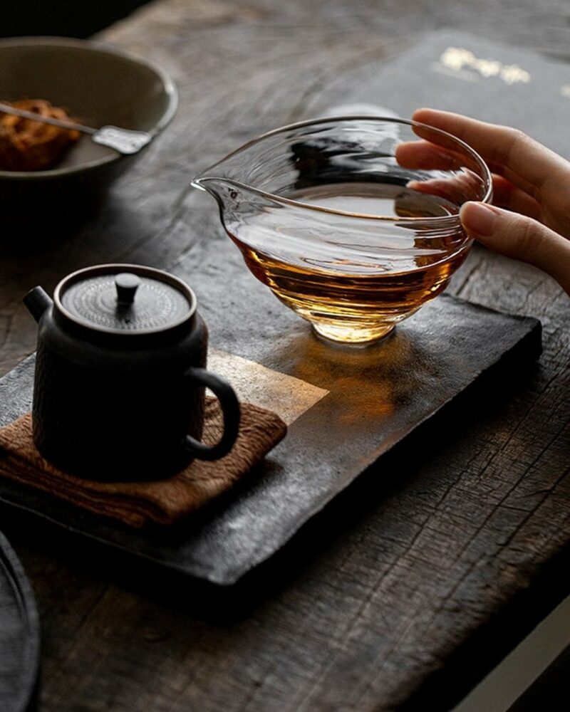 Elegant-Glass-Rippled-Texture-260ml-Fair-Cup-Gong-Dao-Bei2 Elegant Glass Rippled Texture 260ml Fair Cup Gong Dao Bei