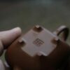Fully-Handmade-Di-Cao-Qing-Square-Chuan-Lu-100ml-Yixing-Teapot8 Fully Handmade Di Cao Qing Square Chuan Lu 100ml Yixing Teapot