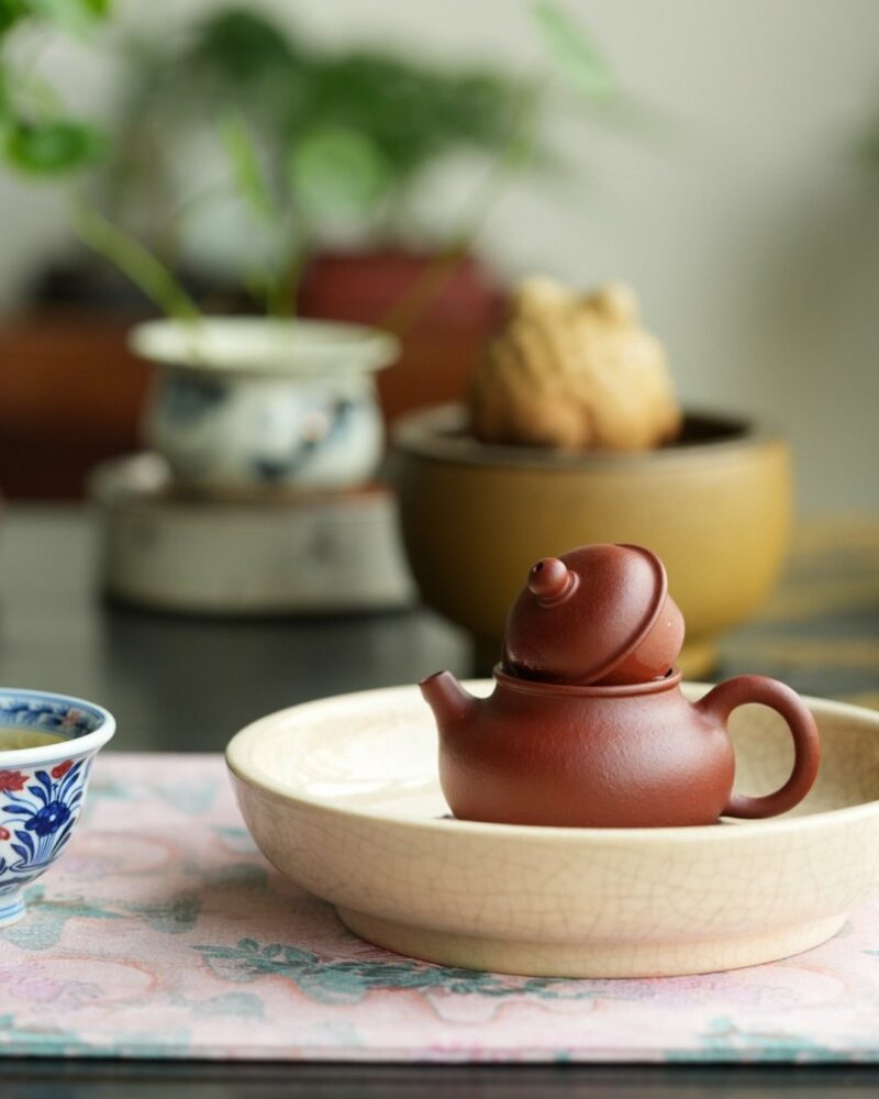 Half Handmade Mini Zhuni Rong Tian 70cc Yixing Teapot