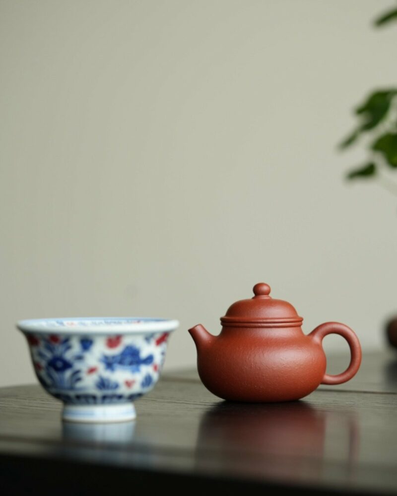 Half Handmade Mini Zhuni Rong Tian 70cc Yixing Teapot