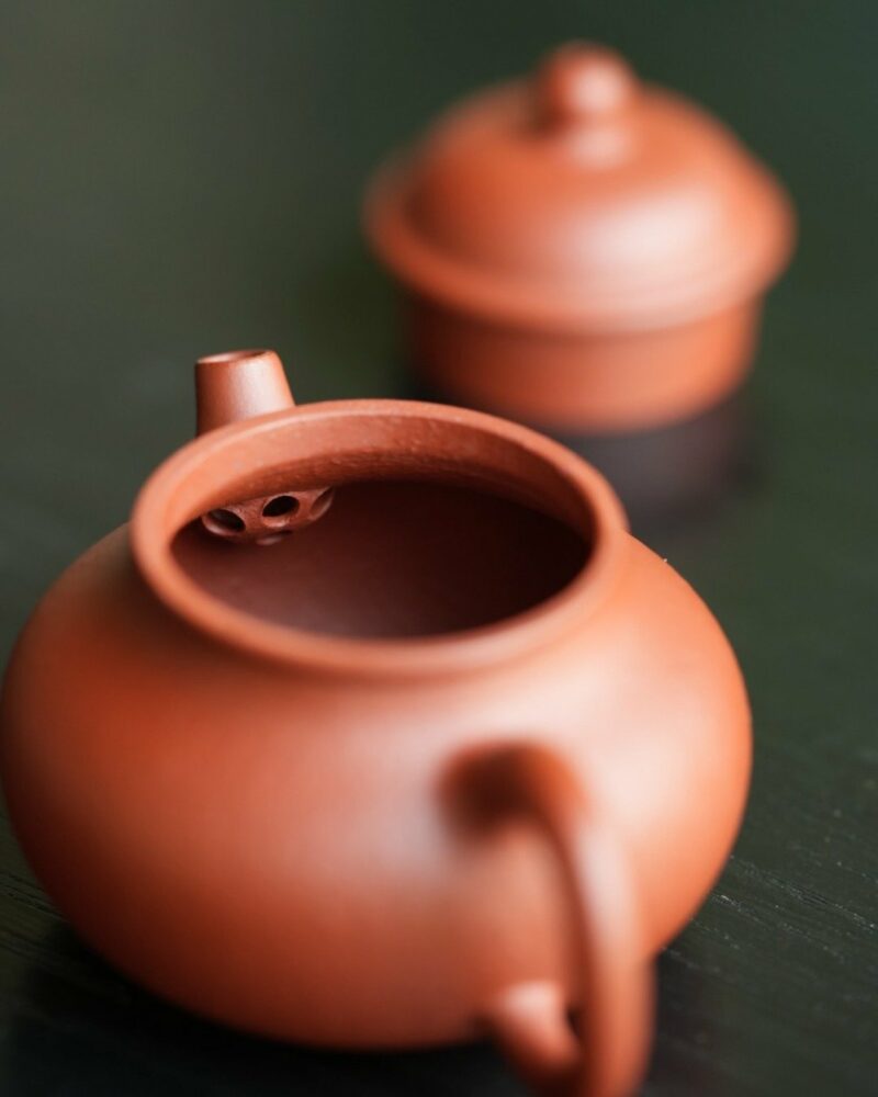 Half Handmade Mini Zhuni Rong Tian 70cc Yixing Teapot