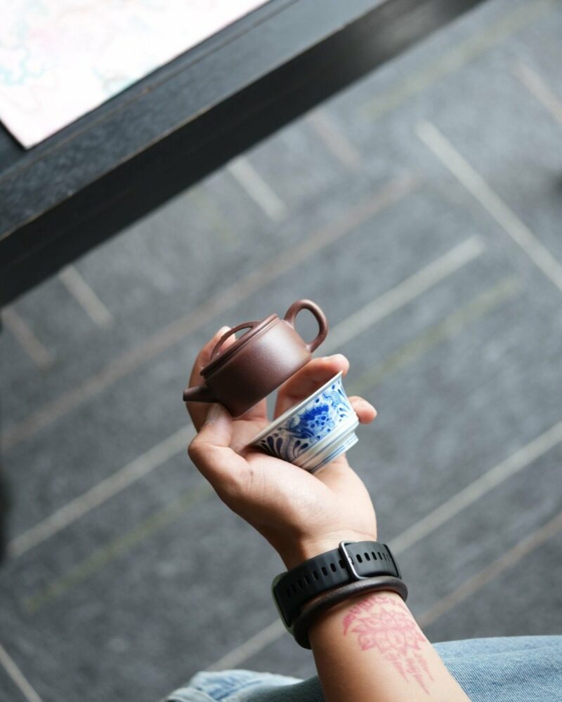 Half-Handmade-Mini-Zini-Mini-Hanwa-70cc-Yixing-Teapot5 Half Handmade Mini Zini Mini Hanwa 70cc Yixing Teapot
