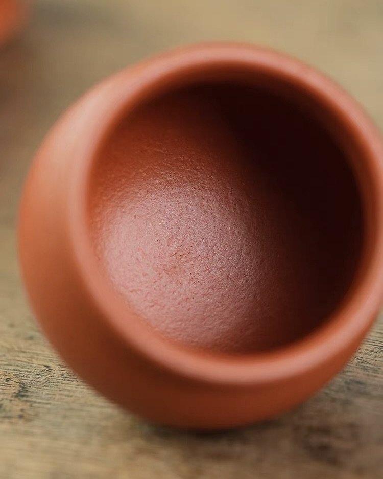 Half Handmade Zhuni Round Jar Shaped 25ml Tasting Tea Cup