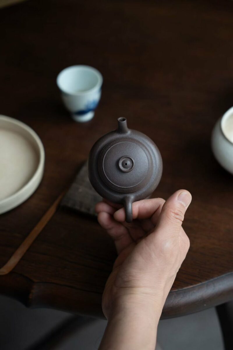 Half-Handmade-Zini-Song-Jin-100ml-Yixing-Teapot5 Half Handmade Zini Song Jin 100ml Yixing Teapot